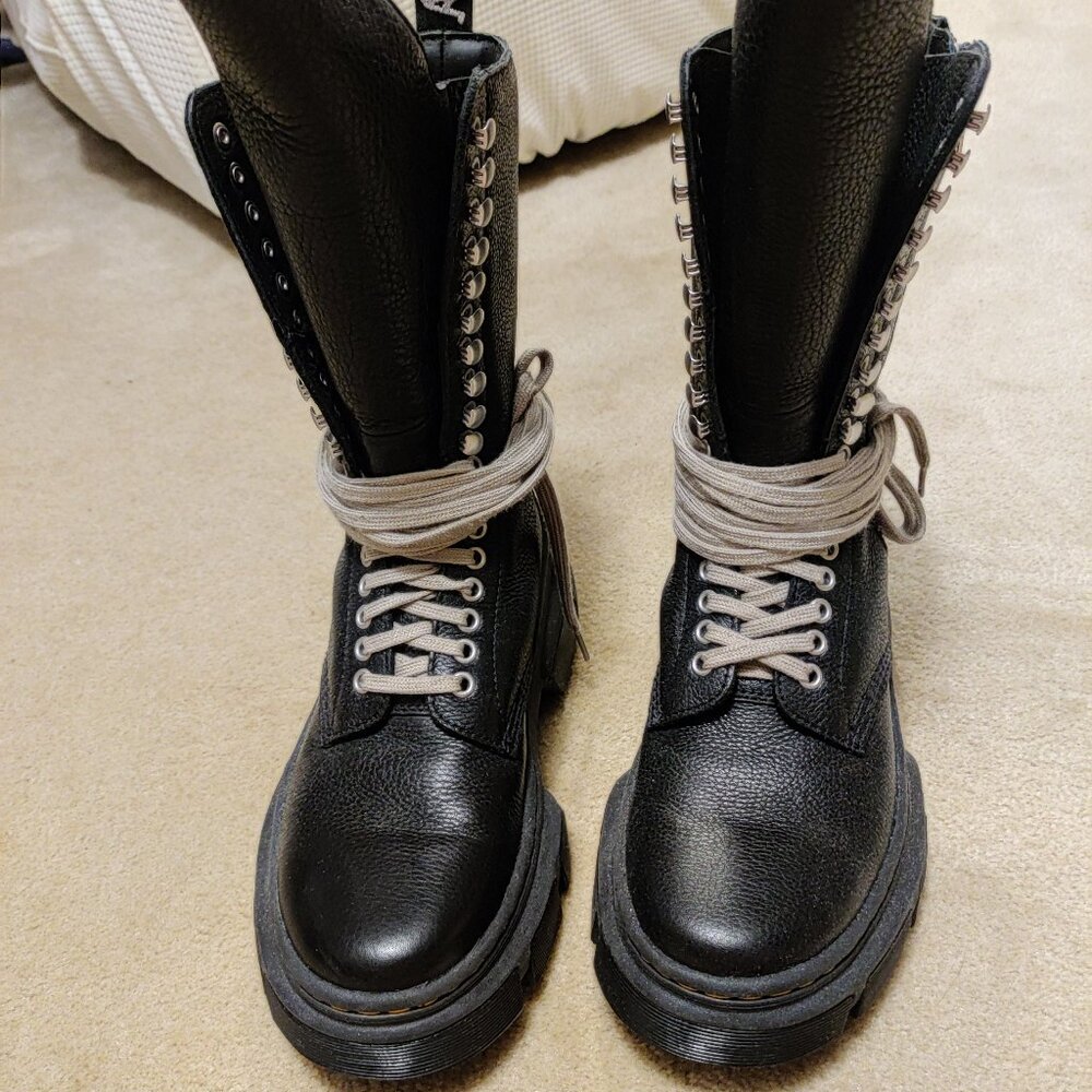 Dr. Martens1918 DMXL RO - Rick Owens, tall. Sixe 8 US M, 9 US F